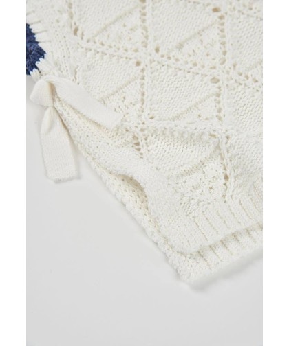 Boboli Colete  de algodão branco