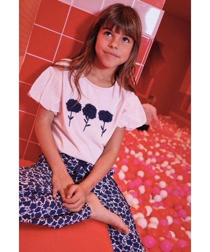 Boboli T-shirt algodão rosa