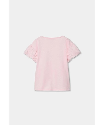 Boboli T-shirt algodão rosa