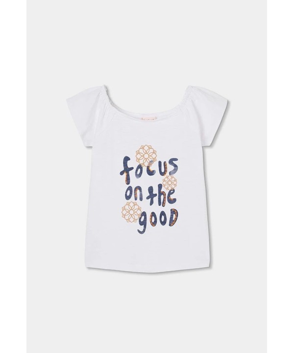 Boboli camisola menina algodão branco