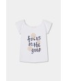Boboli camisola menina algodão branco