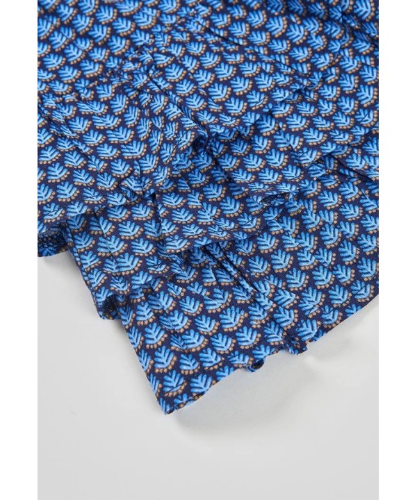 Boboli saia com estampado azul