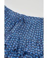 Boboli saia com estampado azul