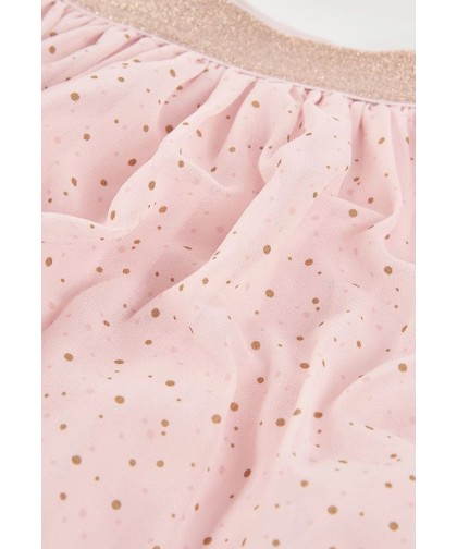 Boboli saia de chiffon estampada rosa