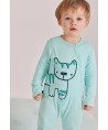 Boboli Babygrow malha verde água