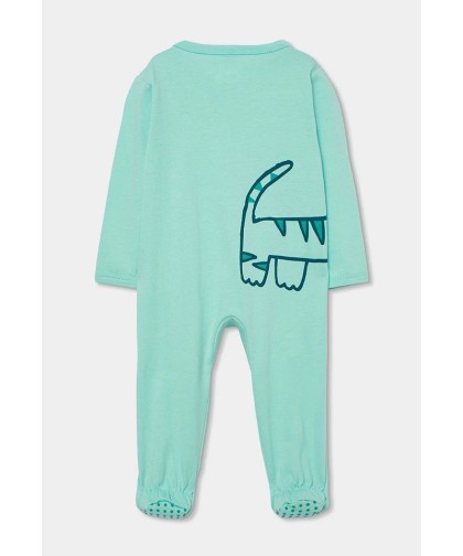 Boboli Babygrow malha verde água