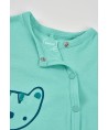 Boboli Babygrow malha verde água
