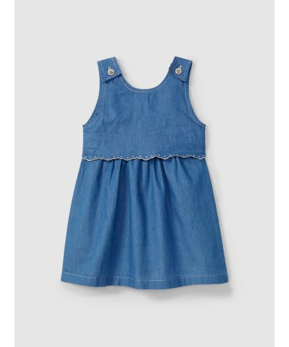 Laranjinha Vestido em ganga fina