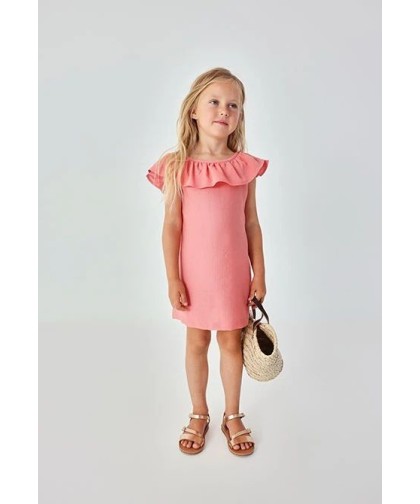 Boboli Vestido de linho rosa