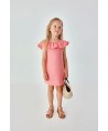 Boboli Vestido de linho rosa