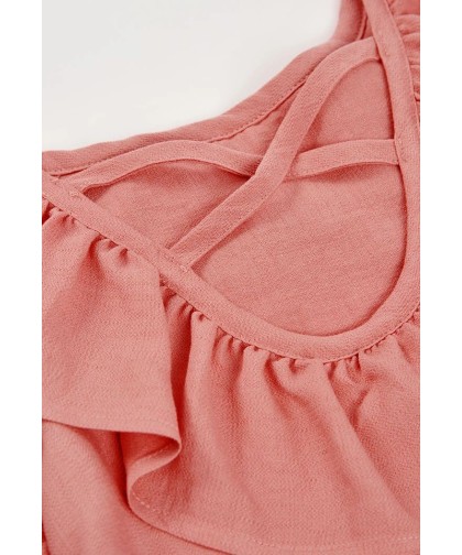 Boboli Vestido de linho rosa