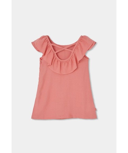 Boboli Vestido de linho rosa