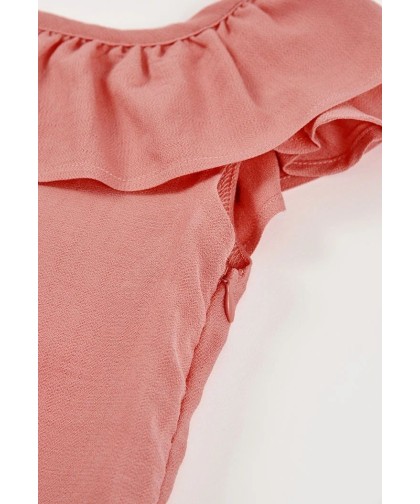Boboli Vestido de linho rosa