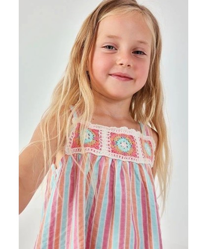 Boboli Vestido Popelina Riscas