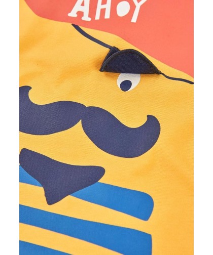 Boboli T-shirt com pala pirata