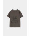 Boboli T-shirt algodão castanha