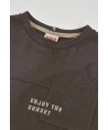 Boboli T-shirt algodão castanha