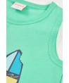 Boboli T-shirt sem mangas Sea Life