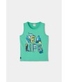 Boboli T-shirt sem mangas Sea Life