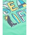 Boboli T-shirt sem mangas Sea Life