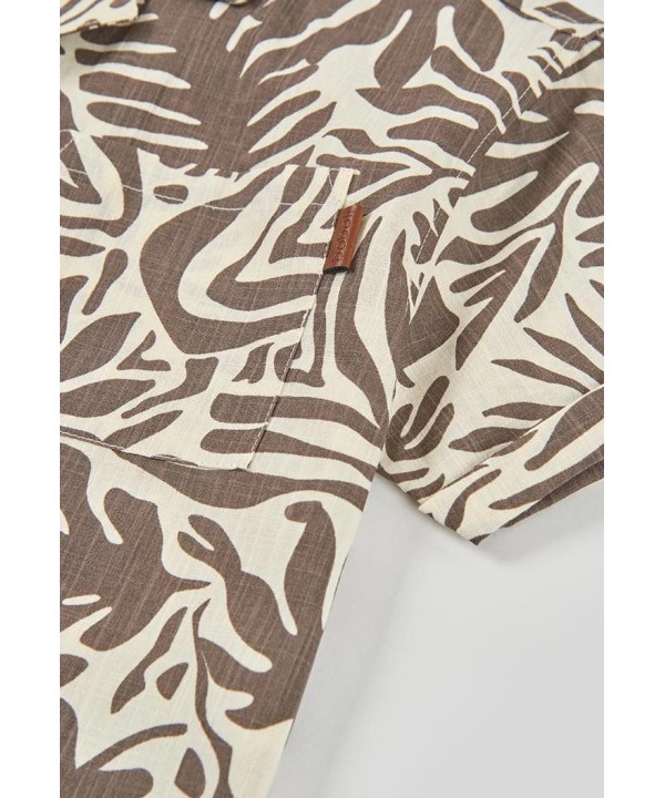 Boboli Camisa popelina estampada