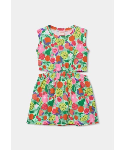 Boboli Vestido Estampado frutas