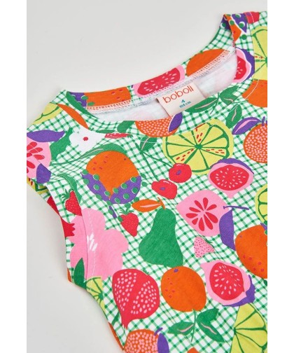 Boboli Vestido Estampado frutas