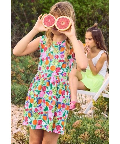 Boboli Vestido Estampado frutas
