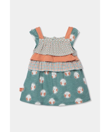 Boboli Vestido malha estampada