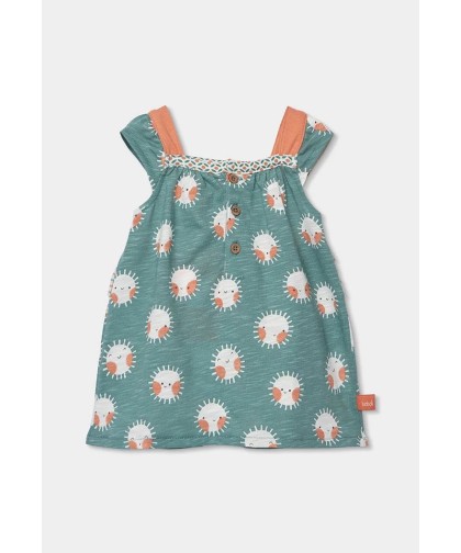 Boboli Vestido malha estampada