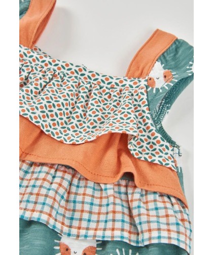 Boboli Vestido malha estampada