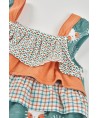 Boboli Vestido malha estampada