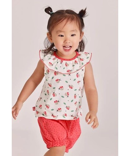 Boboli Conjunto estampado joaninhas