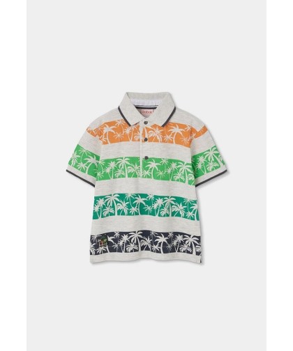 Boboli polo estampado palmeiras