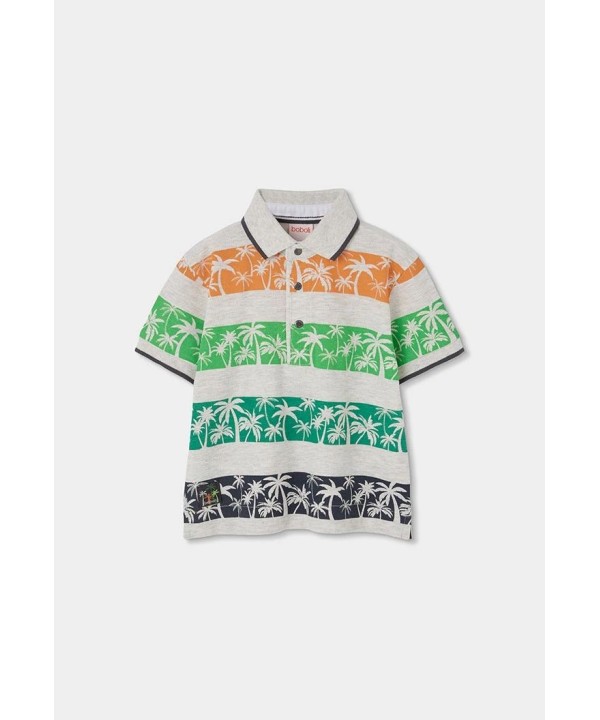 Boboli polo estampado palmeiras
