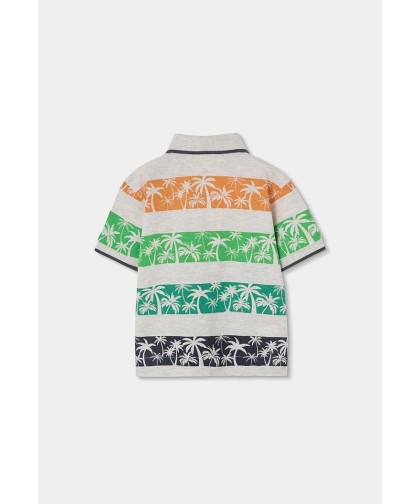 Boboli polo estampado palmeiras