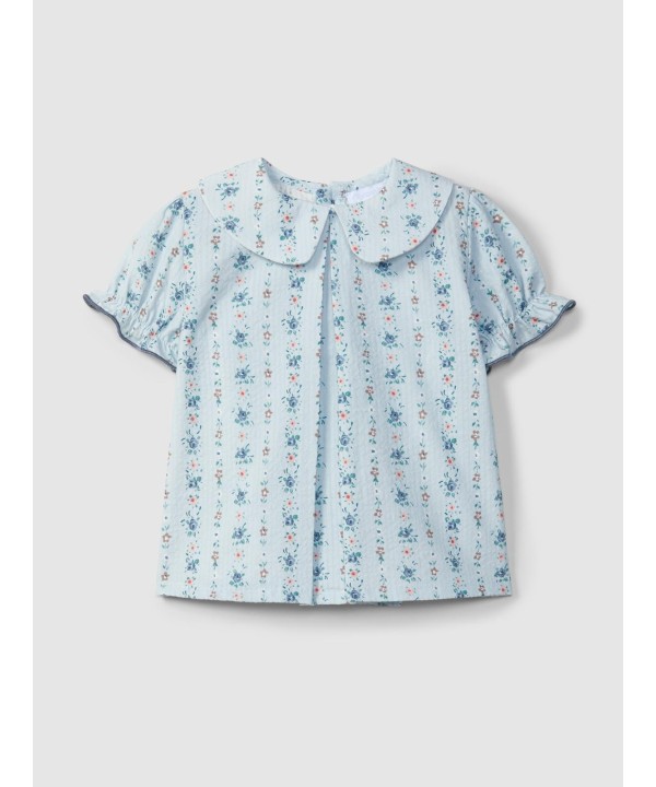 Laranjinha Blusa Estampada Flores
