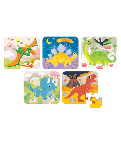 Banana Panda On the Go puzzle Dinossauros 3+