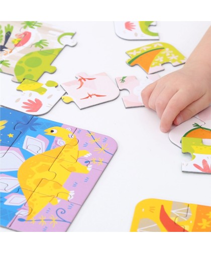 Banana Panda On the Go puzzle Dinossauros 3+