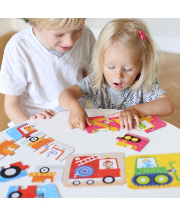 Banana Panda On the Go puzzle Veículos 2+