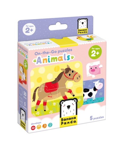 Banana Panda On the Go puzzle Animais 2+