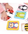 Banana Panda On the Go puzzle halves Animais 18m+