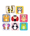 Banana Panda On the Go puzzle halves Animais 18m+