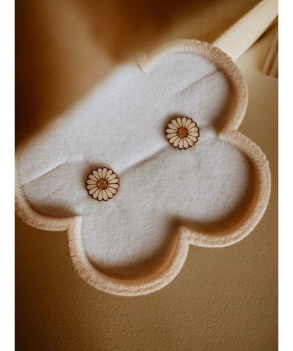 Brincos Golden Daisy