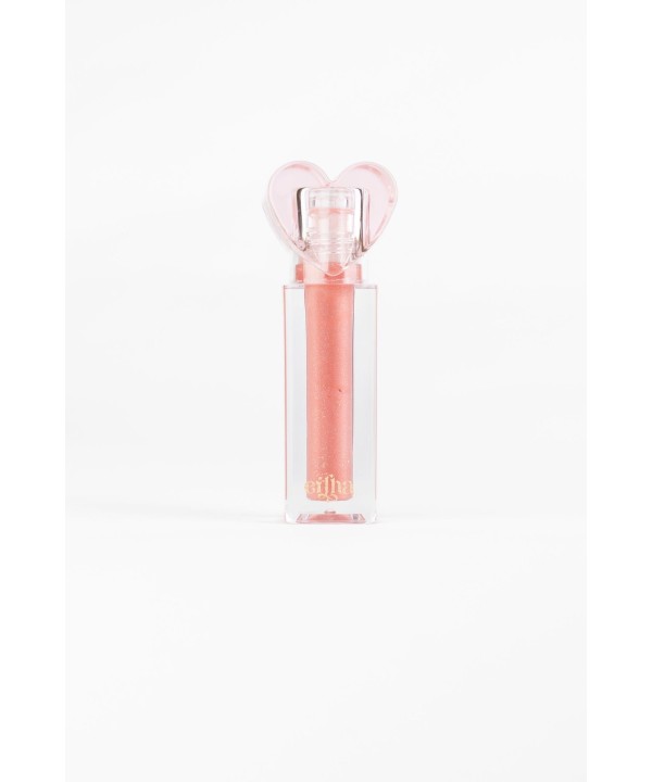 Lip Gloss Glitter Pink Strawberry Flavour