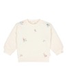 Little Dutch: Sweater White Floral