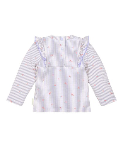 Little Dutch: Camisola Banho Manga Comprida Purple Stripes
