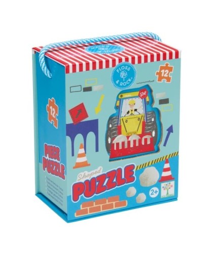 Puzzle de 12 peças com formato – Construção