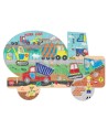 Puzzle Recortado 120 Peças – Construção