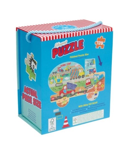 Puzzle Recortado 120 Peças – Construção